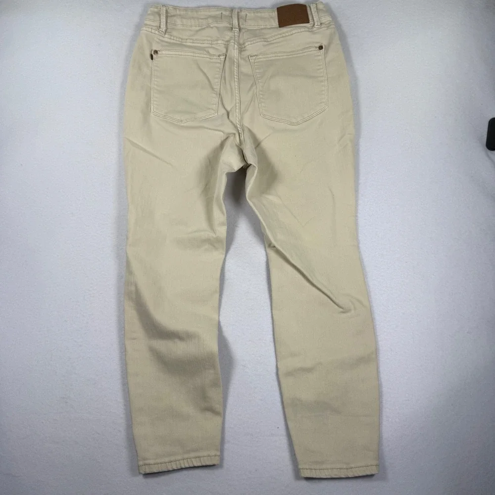 Judy Blue Garment Dyed Jeans 14W Tan Sand High Rise Stretch JB88845 C